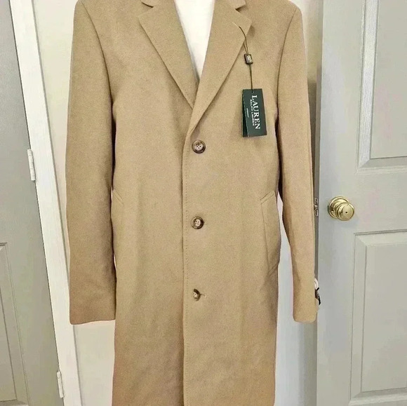 Lauren Ralph Lauren Overcoat Cashmere-Wool Blend NWT - Picture 4 of 16
